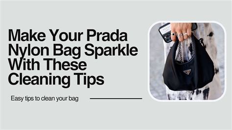 cleaning Prada bags